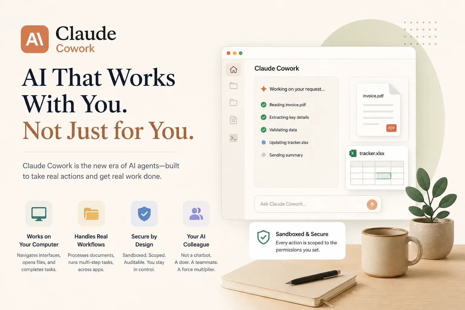 Anthropic Launches Claude Cowork — The AI Agent That Actually Uses Your Computer